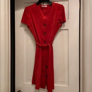 Mango Velour dress